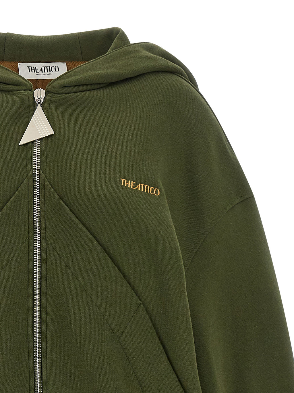 Green fleece hoodie 3