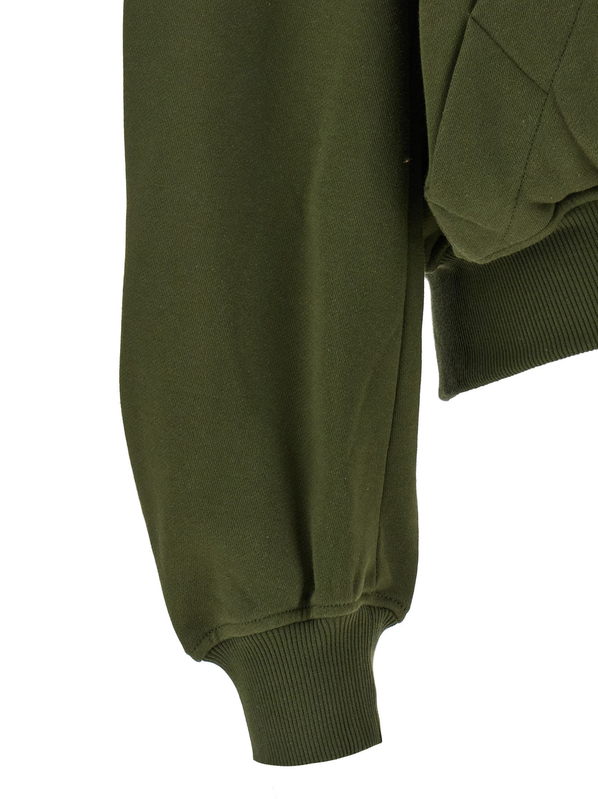 Green fleece hoodie 4