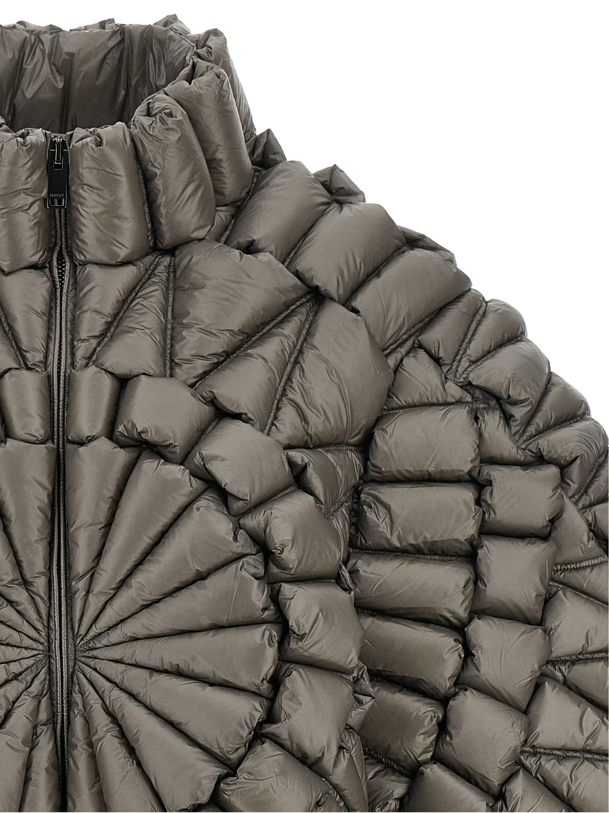 Grey 3D down jacket 3