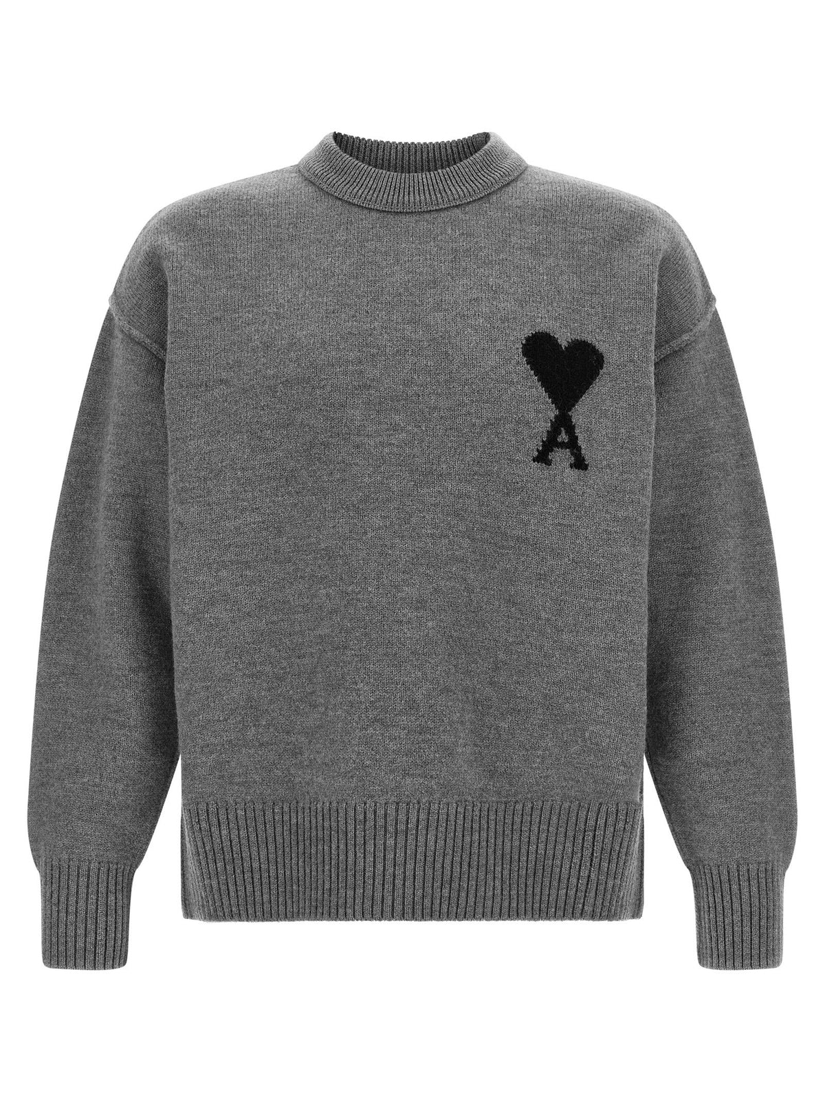 Grey 'Ami de Coeur' sweater