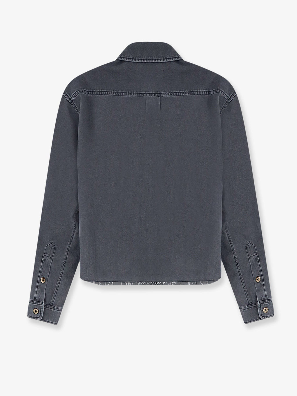 Grey Light Denim Shirt 2