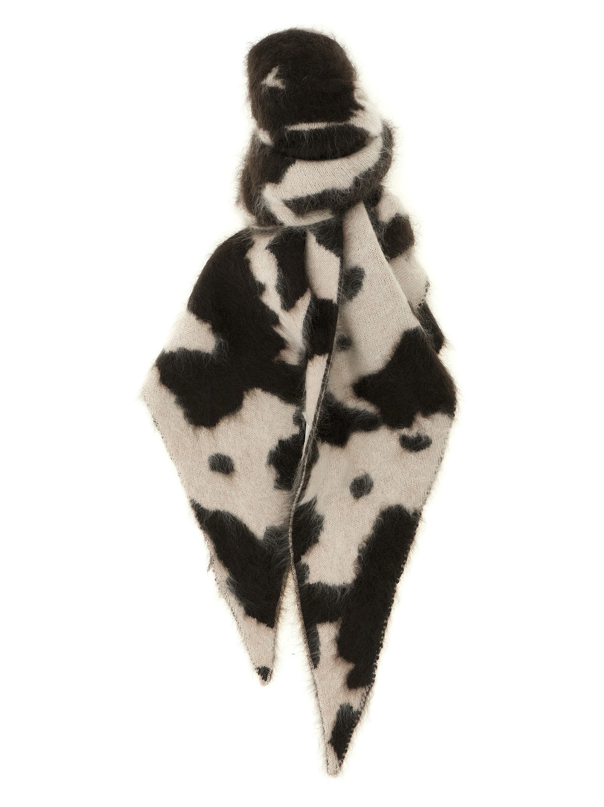 'Grizzly Cowhide' scarf