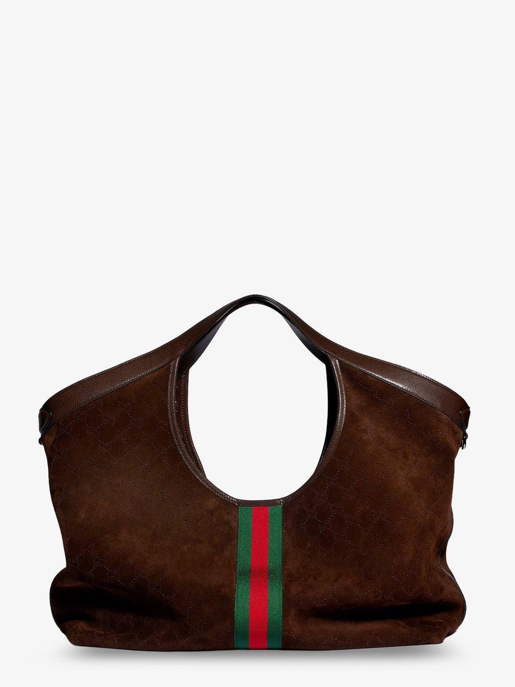 Gucci Giglio perforated suede shopping bag 2