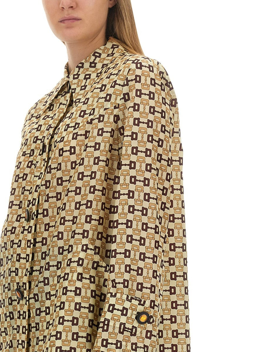 GUCCI HORSEBIT PRINT COAT 4