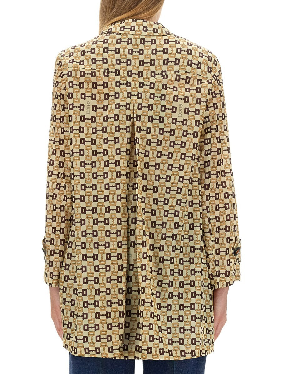 GUCCI HORSEBIT PRINT COAT 3