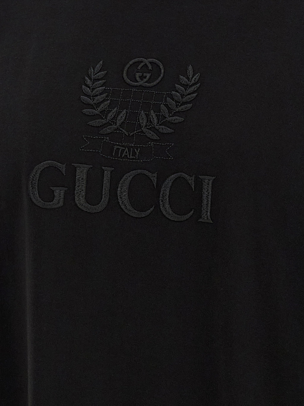 'Gucci Incrocio GG' embroidered T-shirt 4