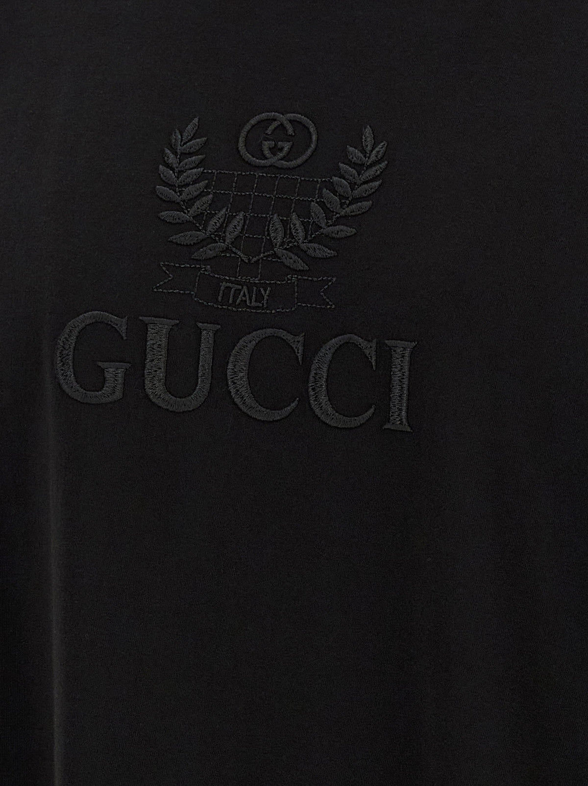 'Gucci Incrocio GG' embroidered T-shirt 4