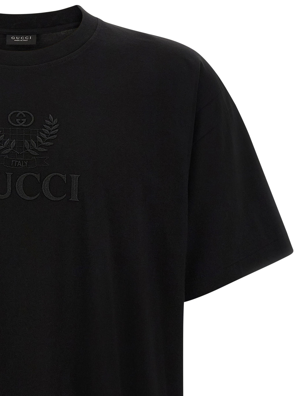 'Gucci Incrocio GG' embroidered T-shirt 3