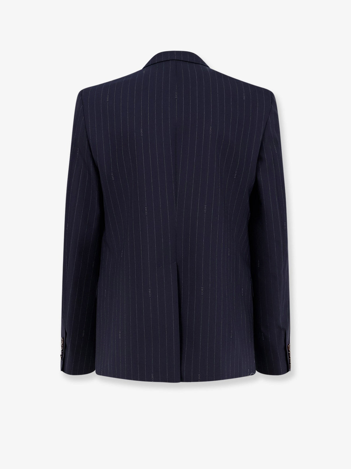 Gucci pinstripe wool single-breasted blazer 4
