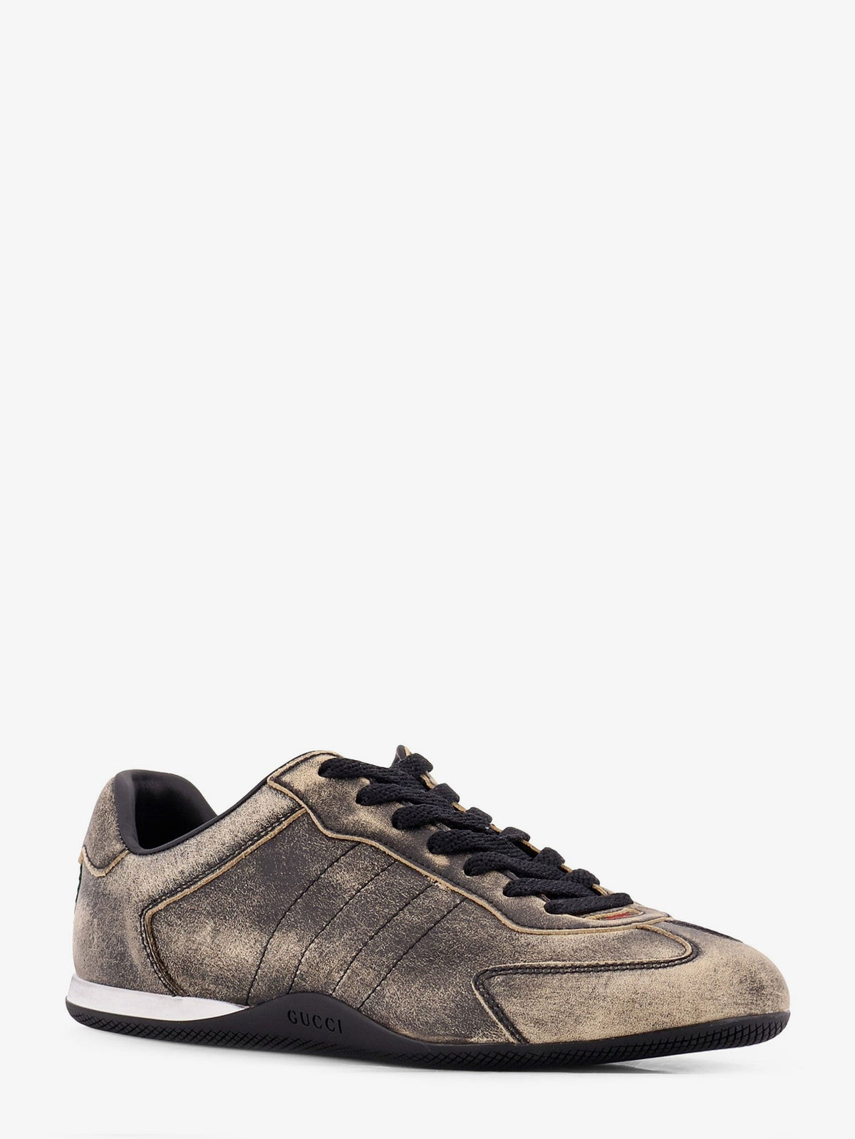 Gucci Shift délavé leather sneakers 3