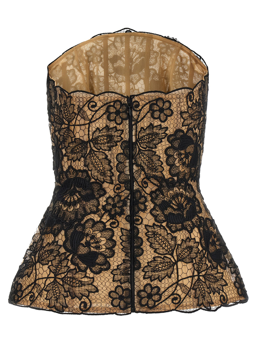 Guipure lace corset 2