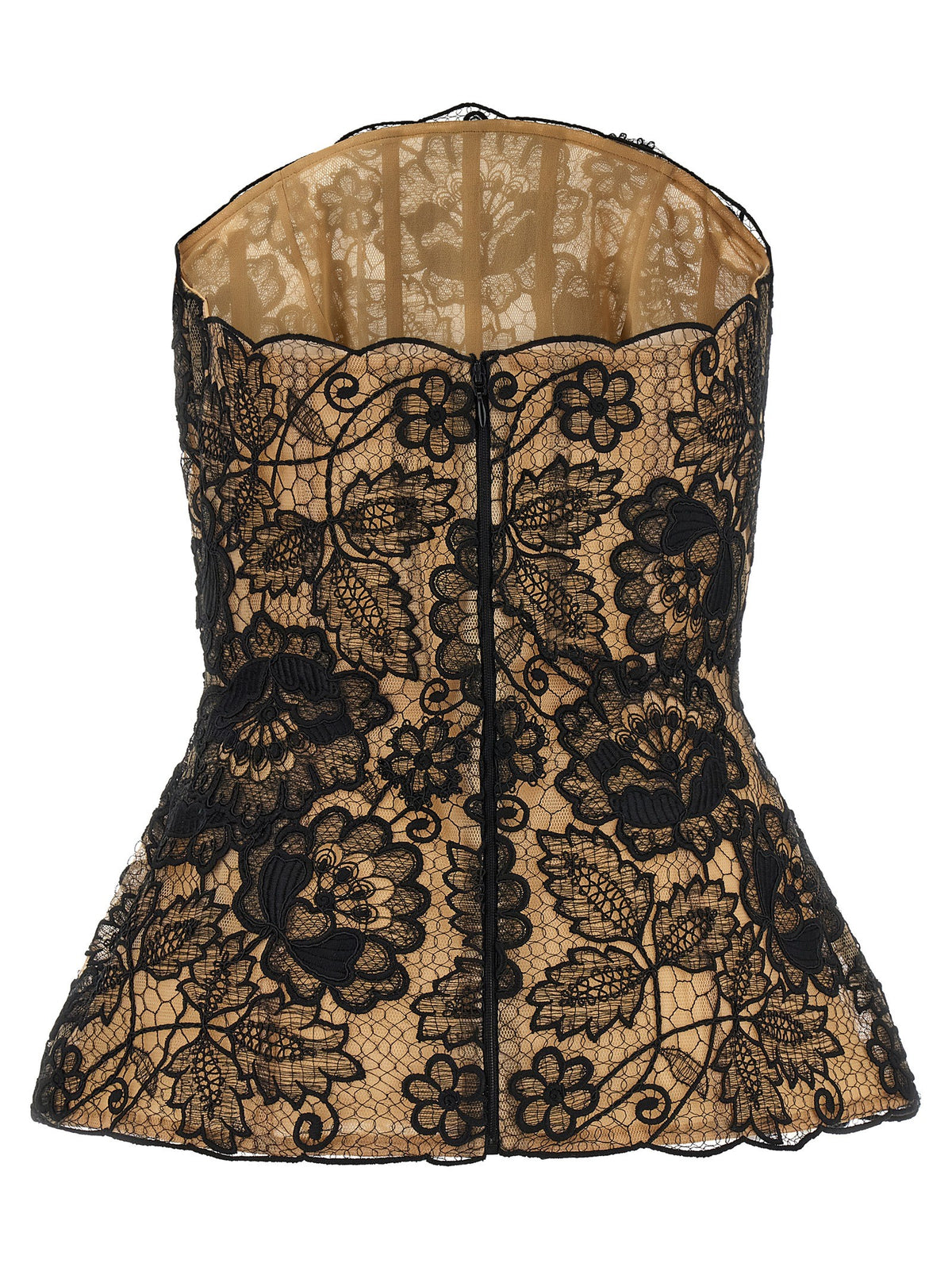 Guipure lace corset 2