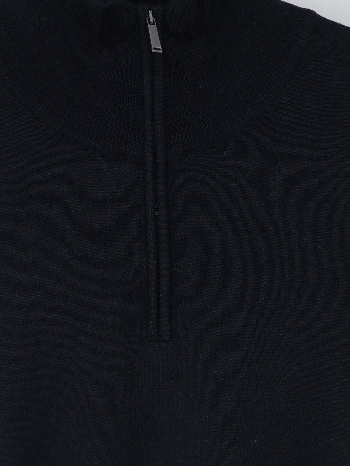 Half-zip cardigan in wool, silk and cashmere 3