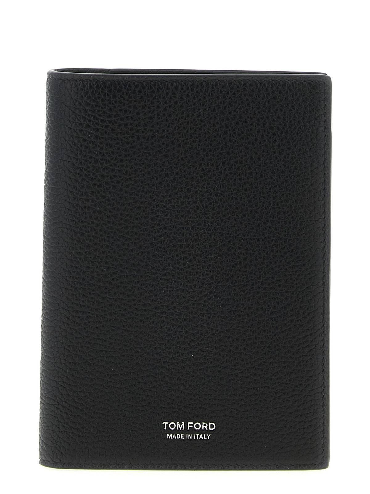 Hammered leather passport holder