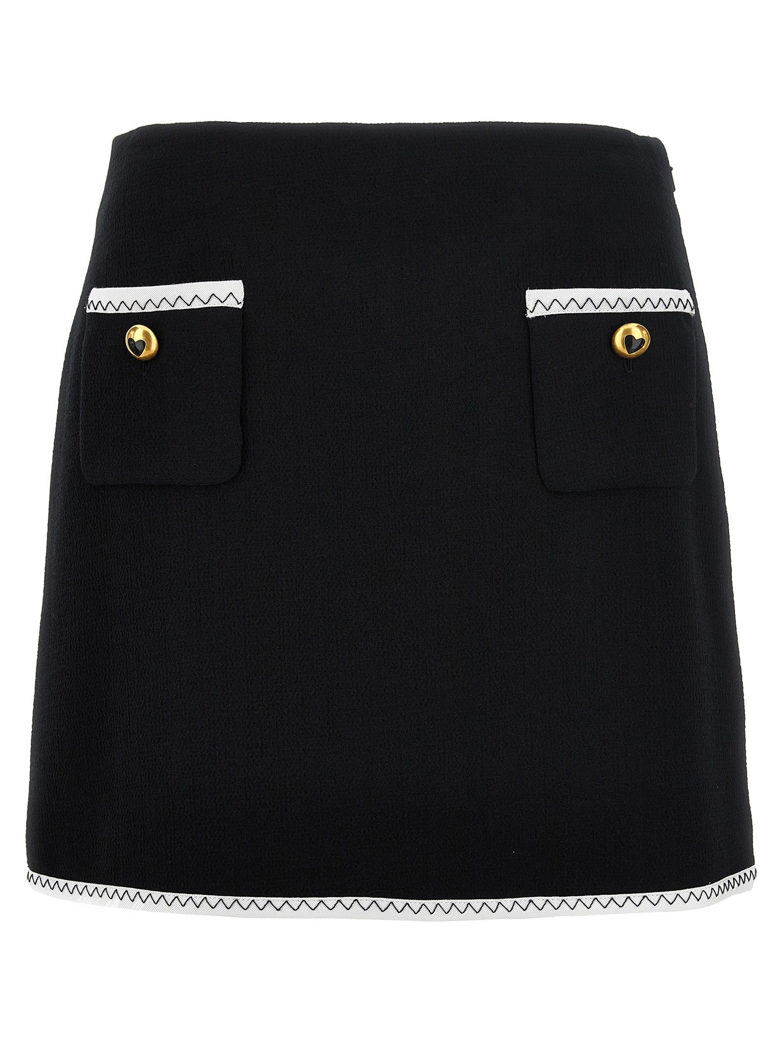 Heart button skirt