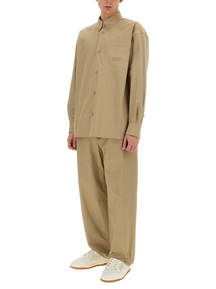 HEAVY COTTON POPLIN PANTS 2