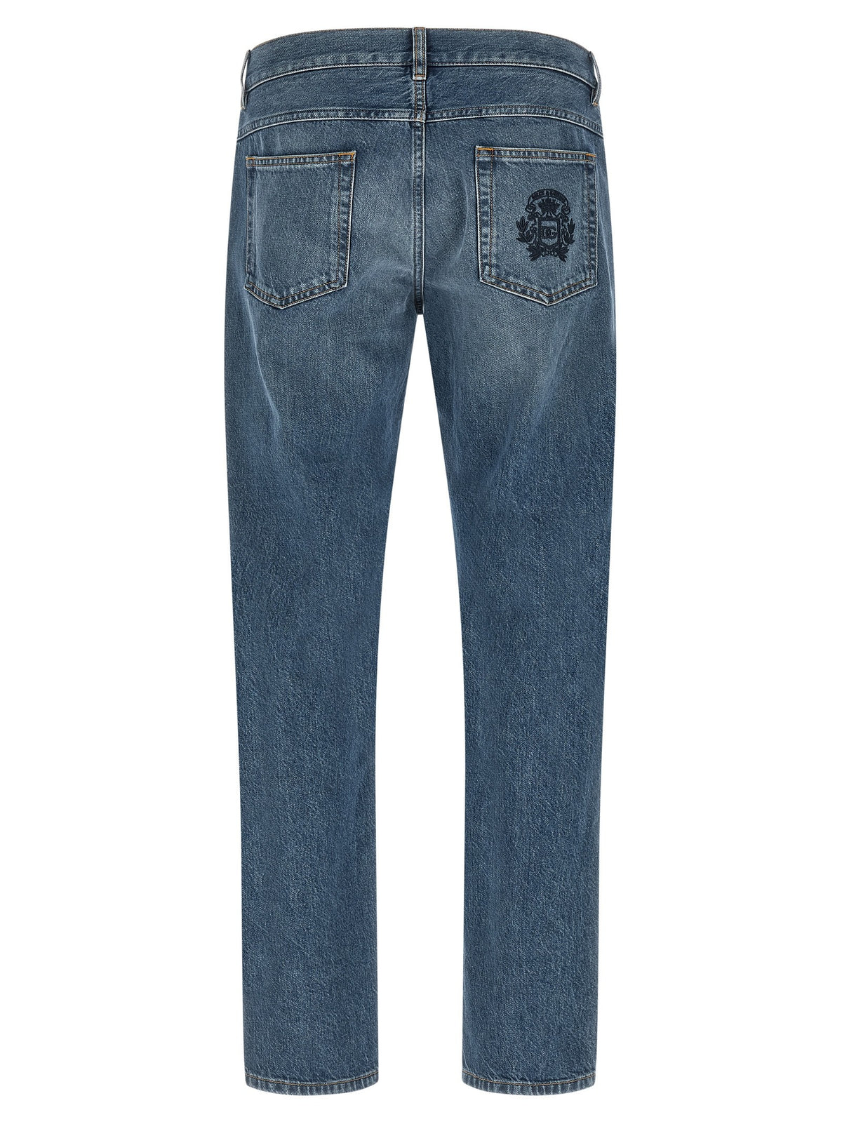 Heraldic embroidery jeans 2