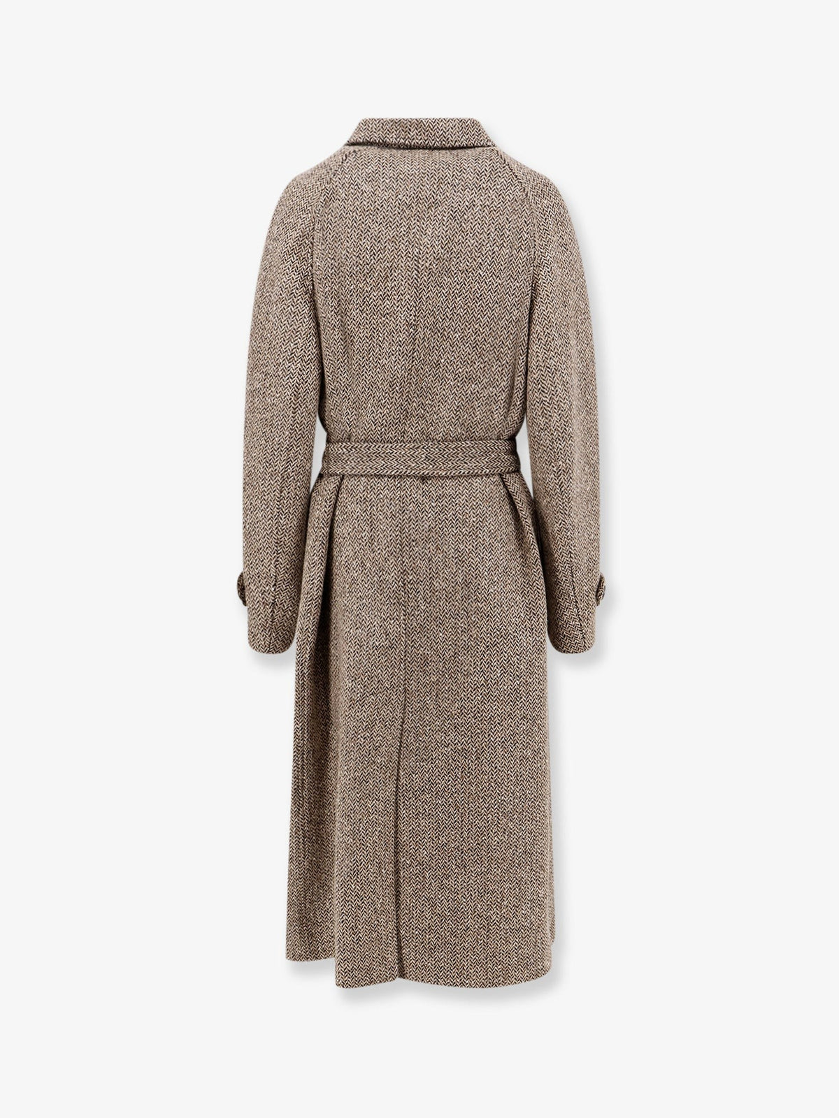 Herringbone coat with Monili detail 2