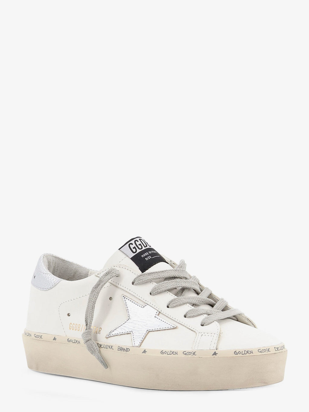 Hi-Star leather sneakers with iconic side logo 2