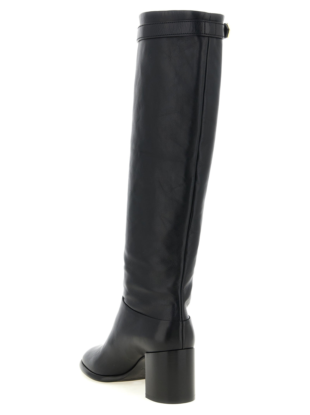 High boots with buckle and logo 3