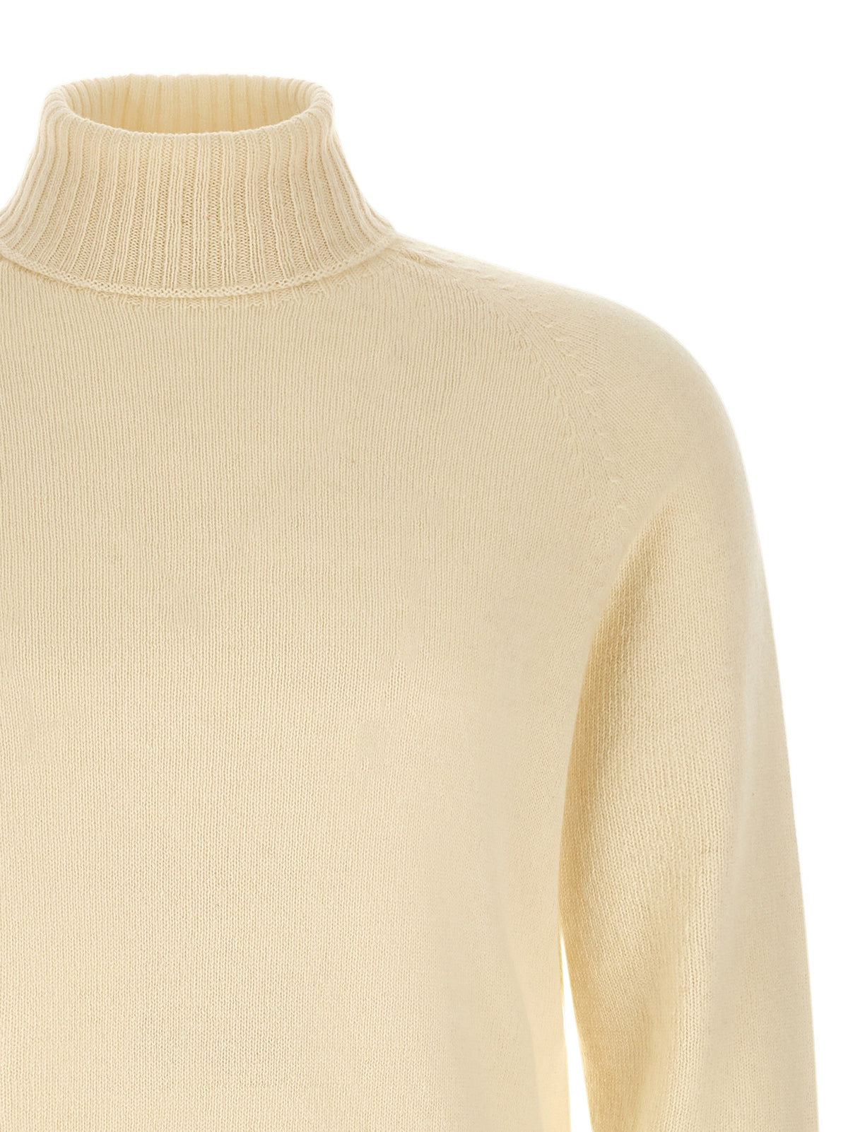 High neck sweater with slits 3