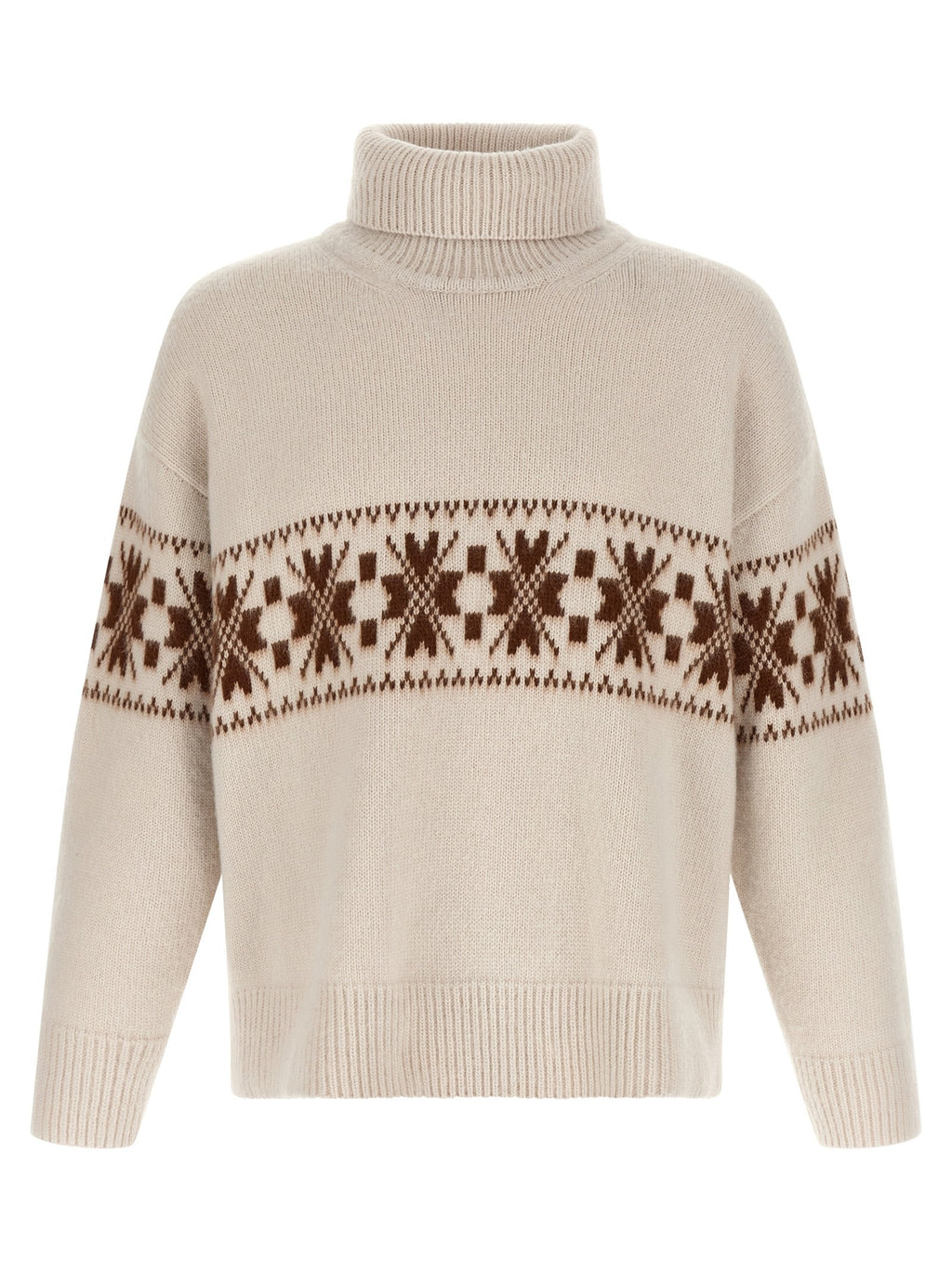 High neck sweater