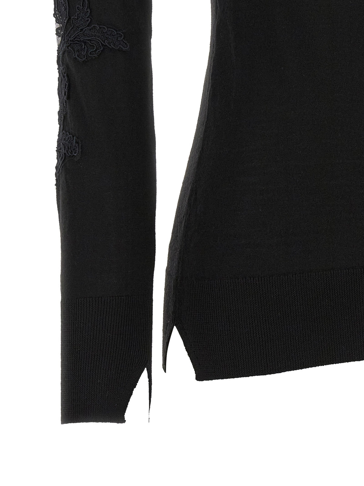 High neck with lace inserts 4