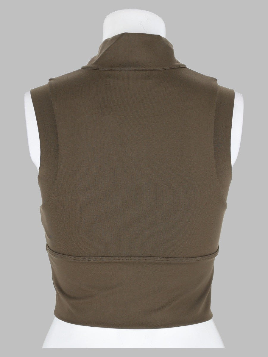 hog turtle zipper crop top 2
