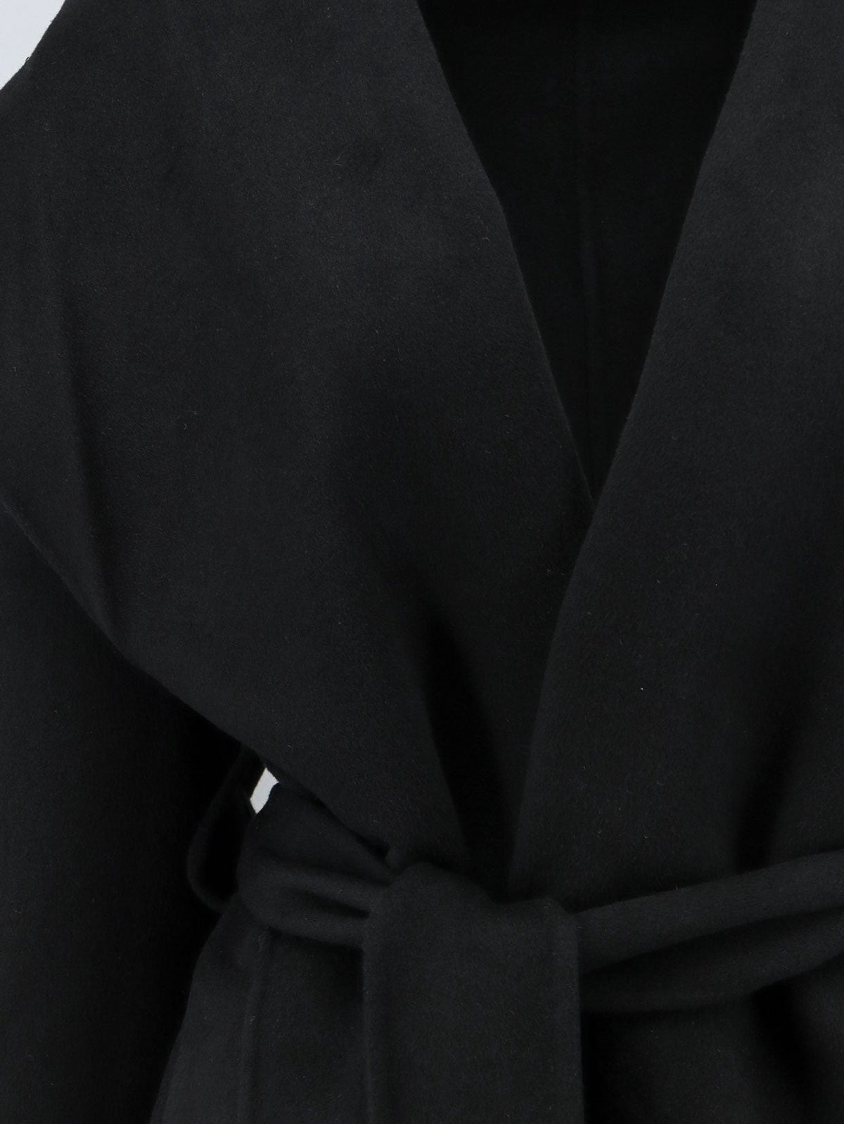 Hooded belted wool coat 3