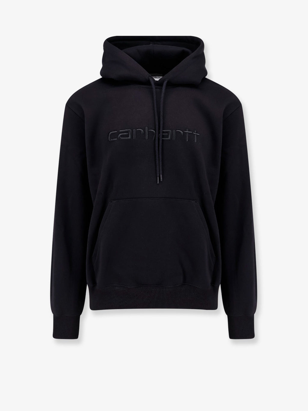 Hooded cotton blend sweatshirt