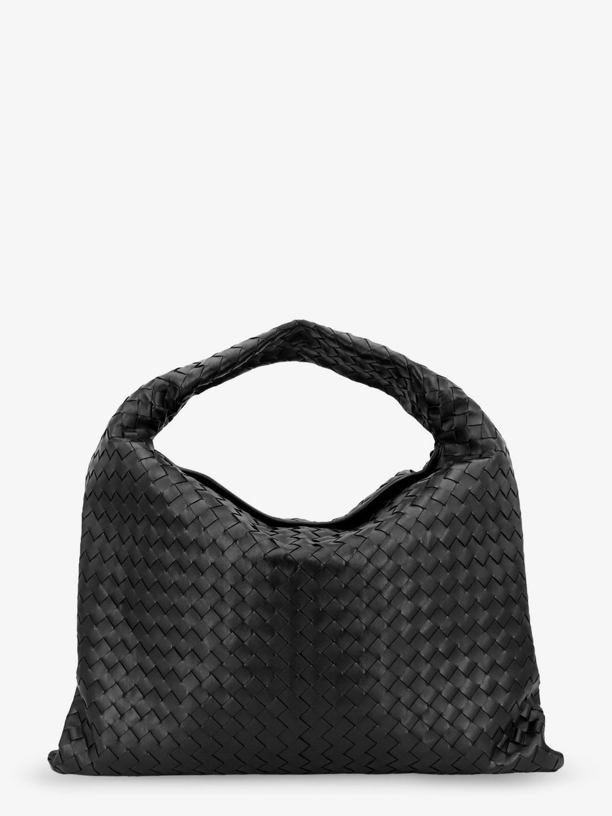 Hop Hobo Leather Shoulder Bag with Intreccio Pattern 2
