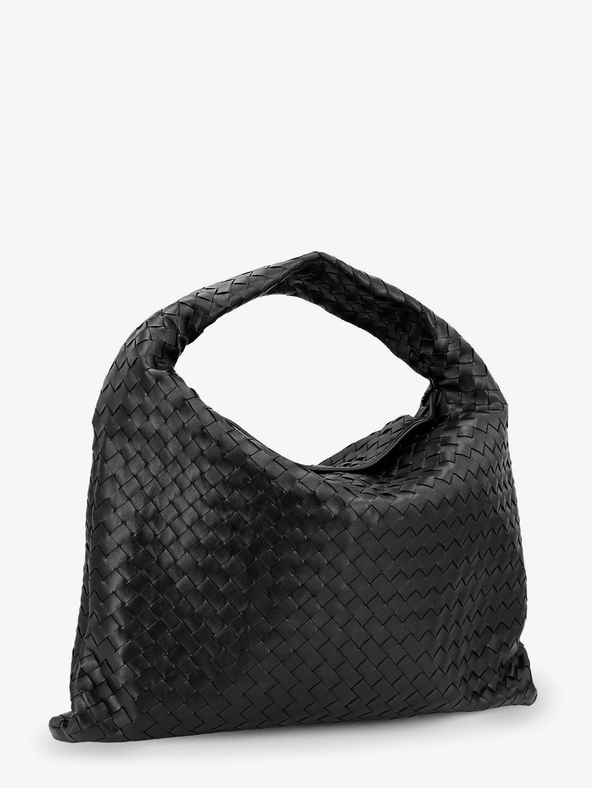 Hop Hobo Leather Shoulder Bag with Intreccio Pattern 3