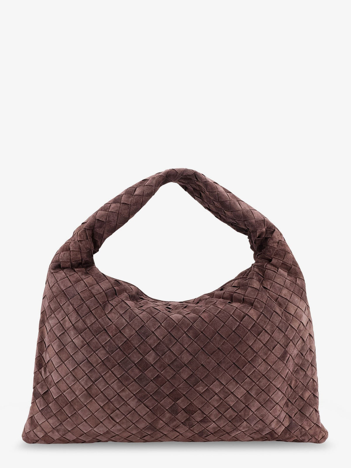 Hop leather shoulder bag with Intrecciato effect 2