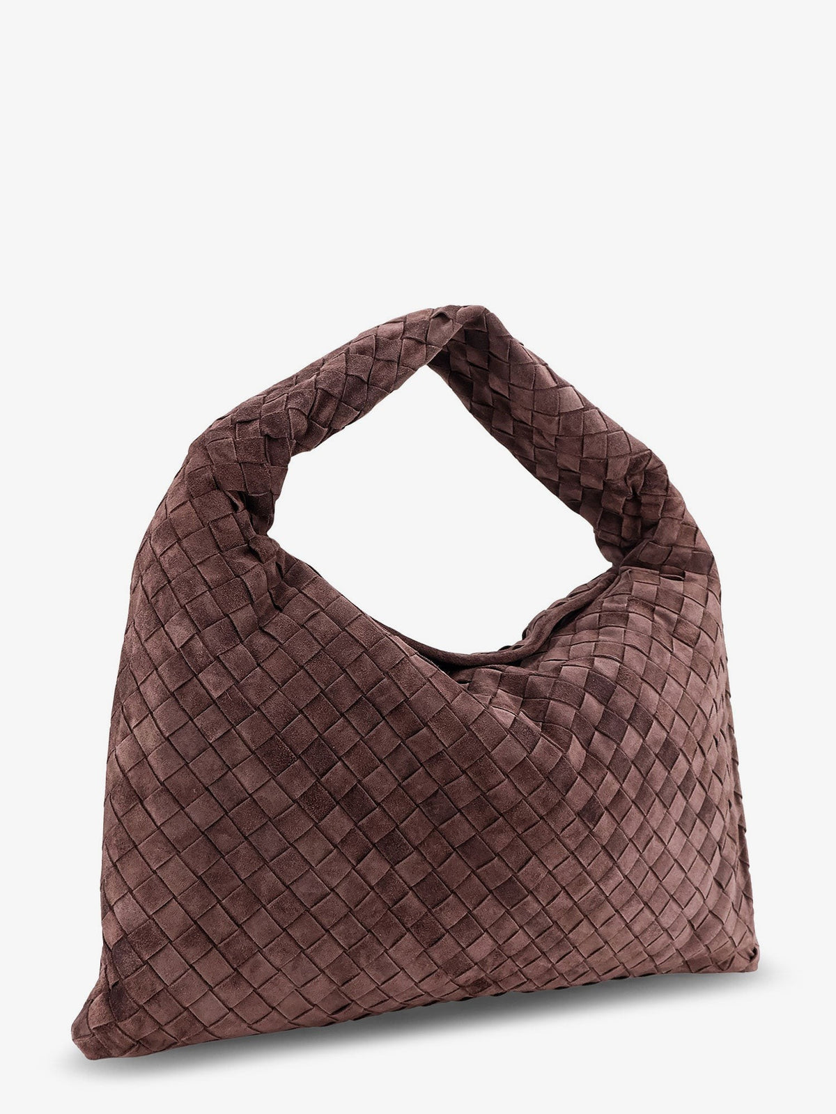 Hop leather shoulder bag with Intrecciato effect 3