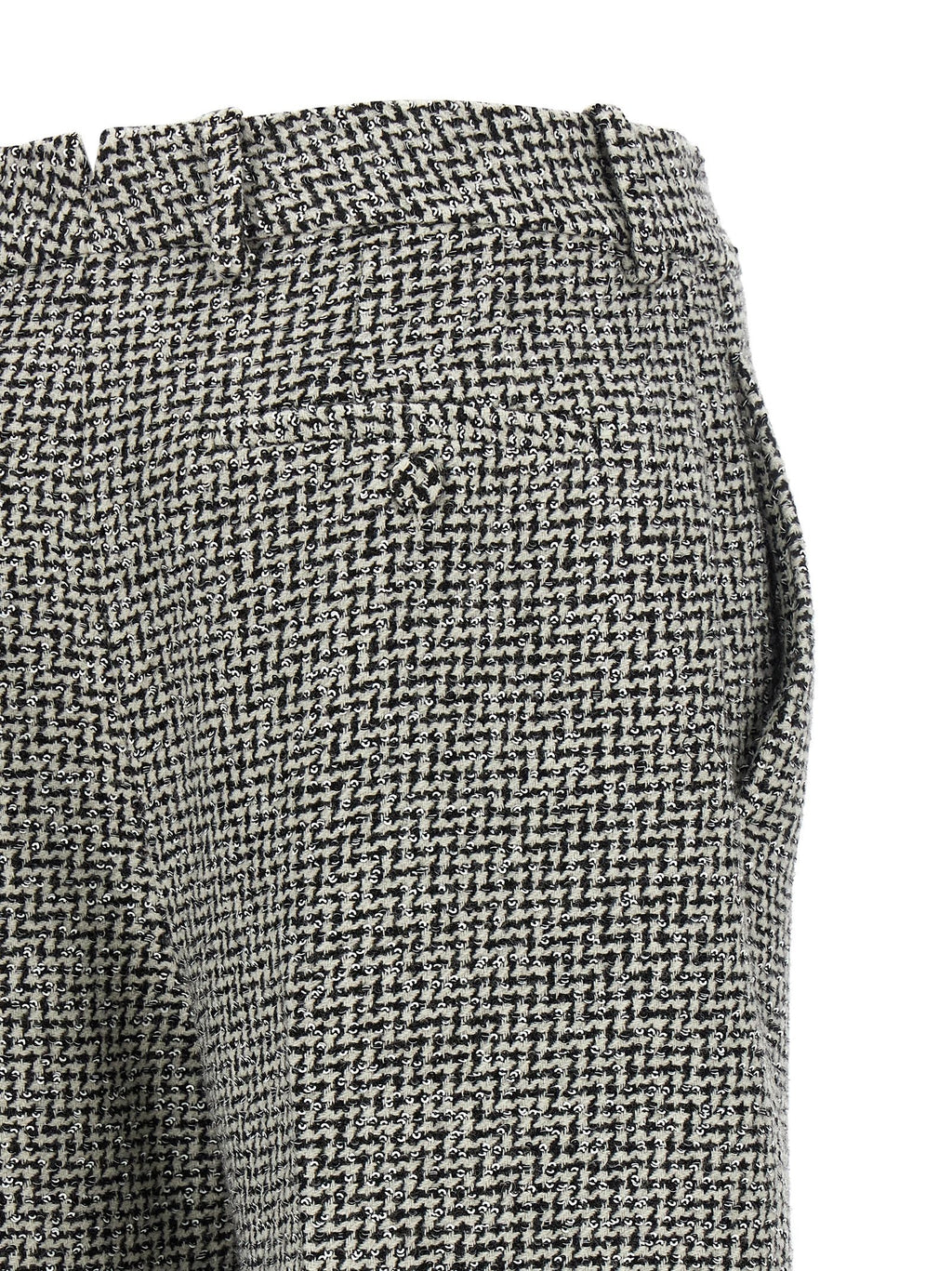 Houndstooth pattern pants 4