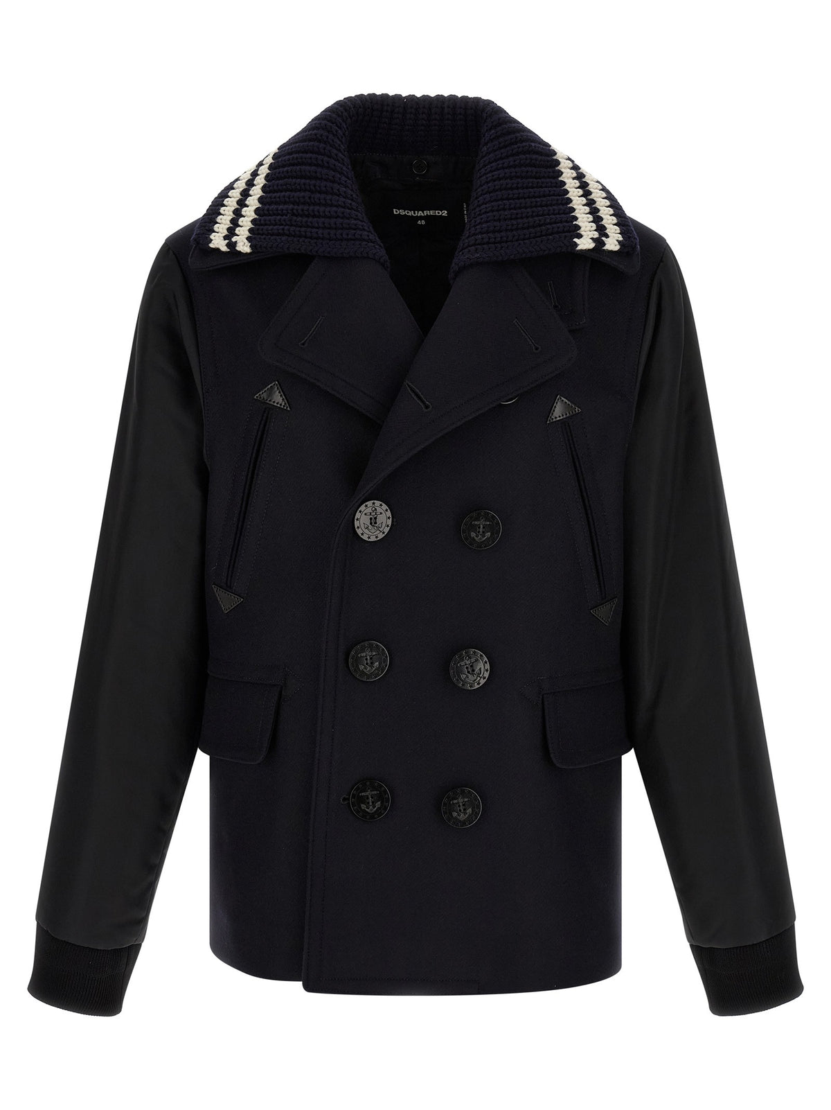 'Hybrid Peacoat' coat