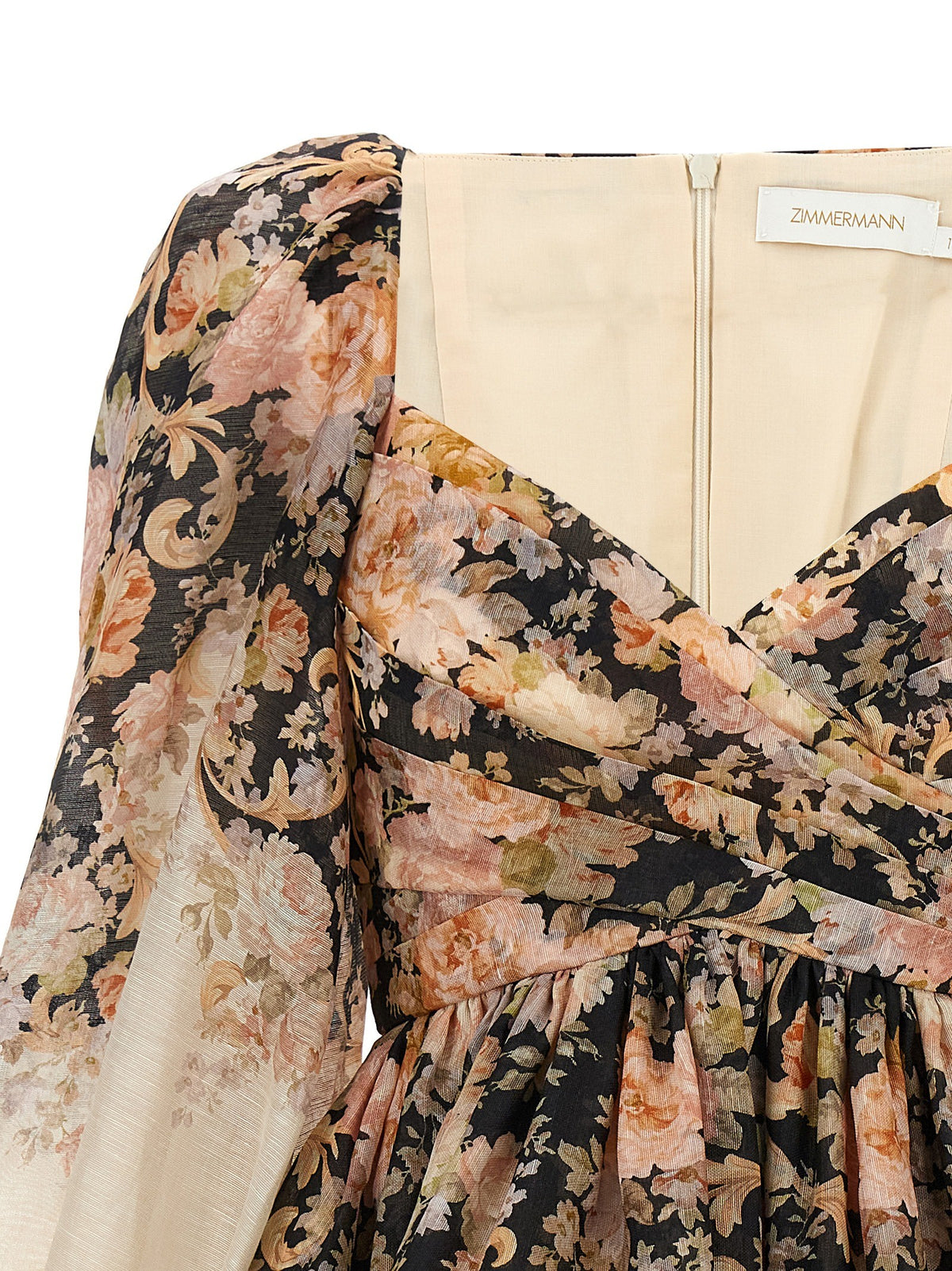 'Illustration Draped Mini' dress 3