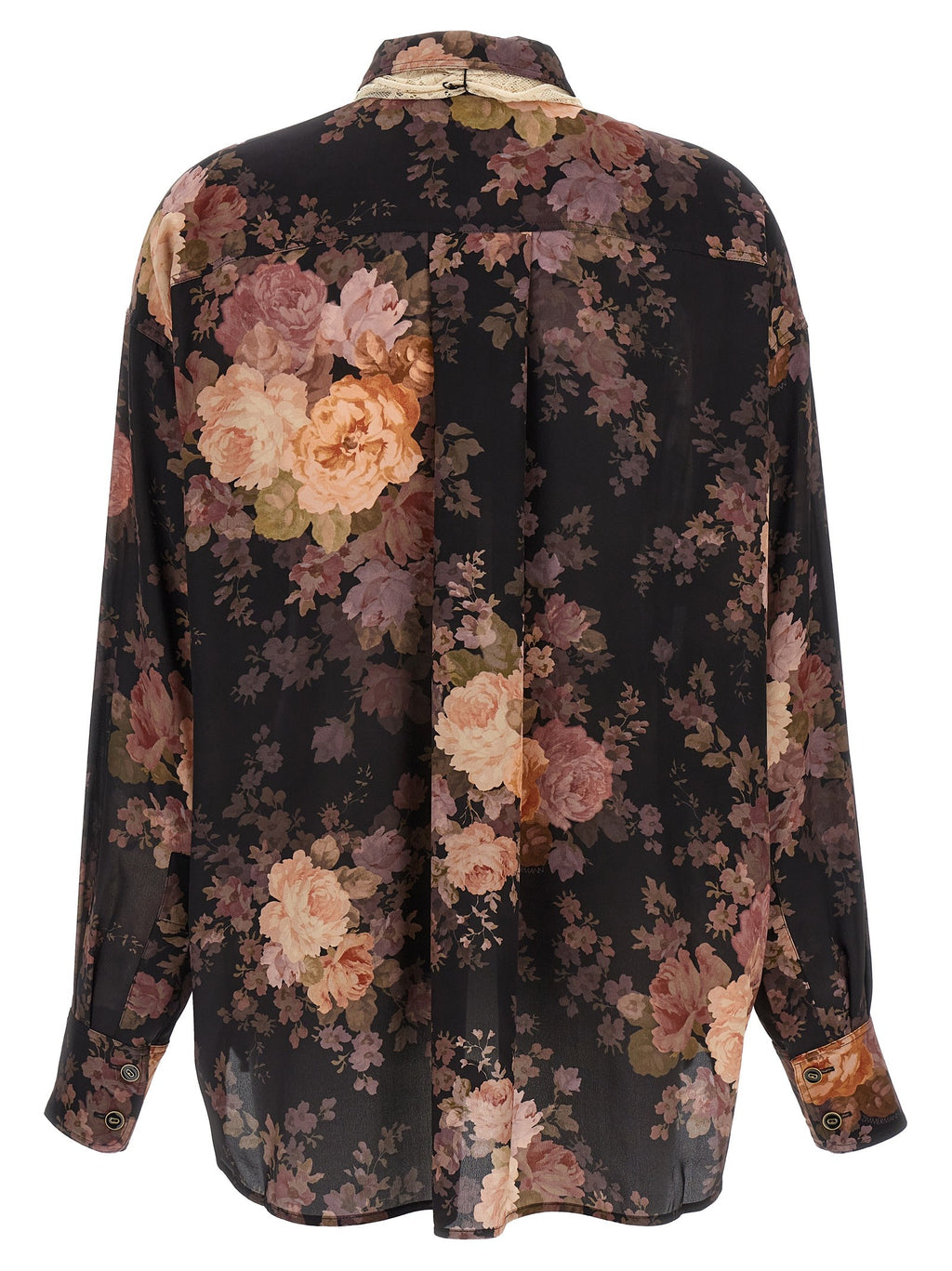'Illustration Lace Scarf' shirt 2