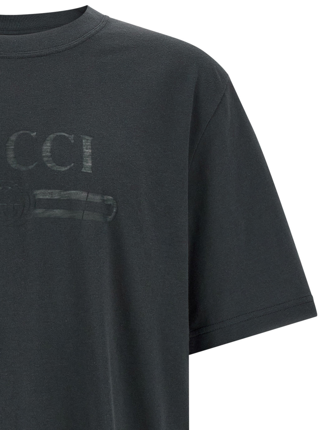'Incrocio GG' devoré T-shirt 3