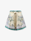 Indra cotton and silk shorts
