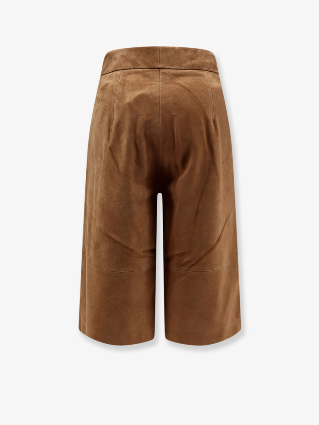 Inez suede bermuda shorts 2