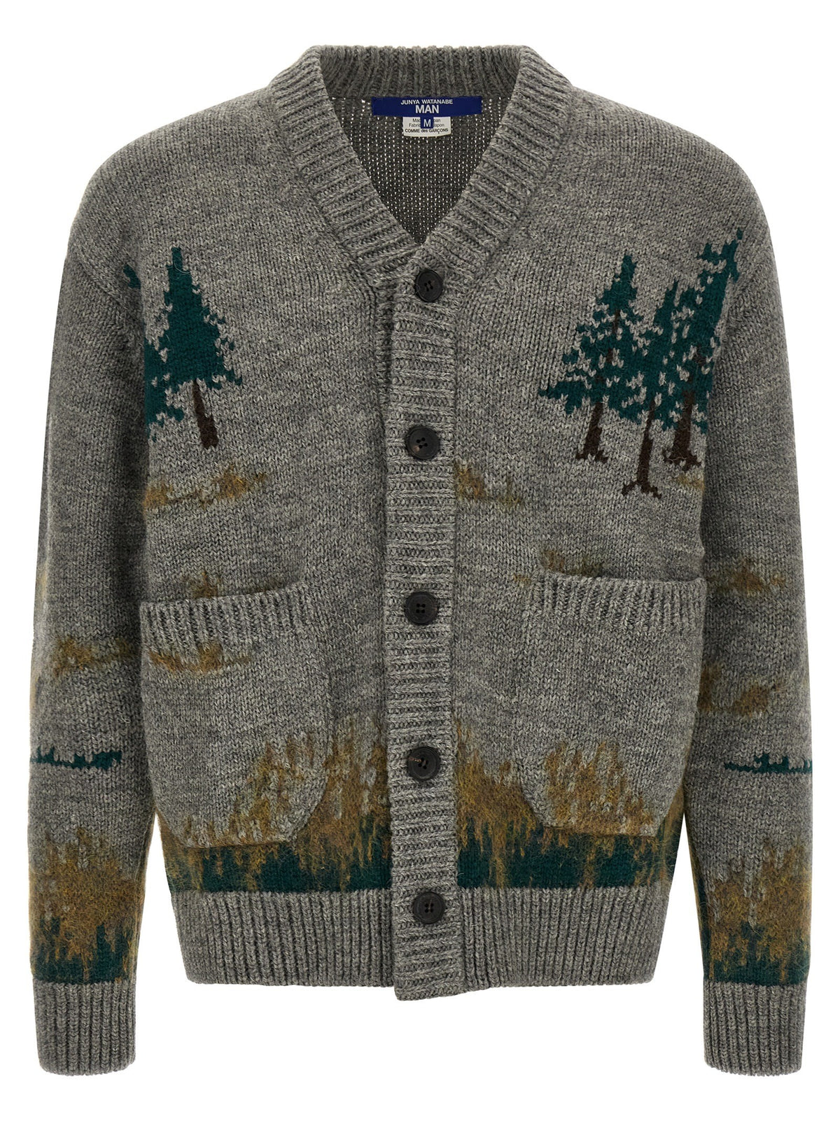 Intarsia cardigan