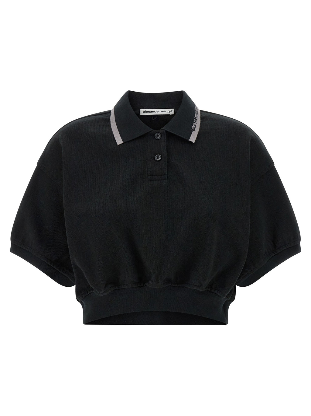 Intarsia collar polo shirt