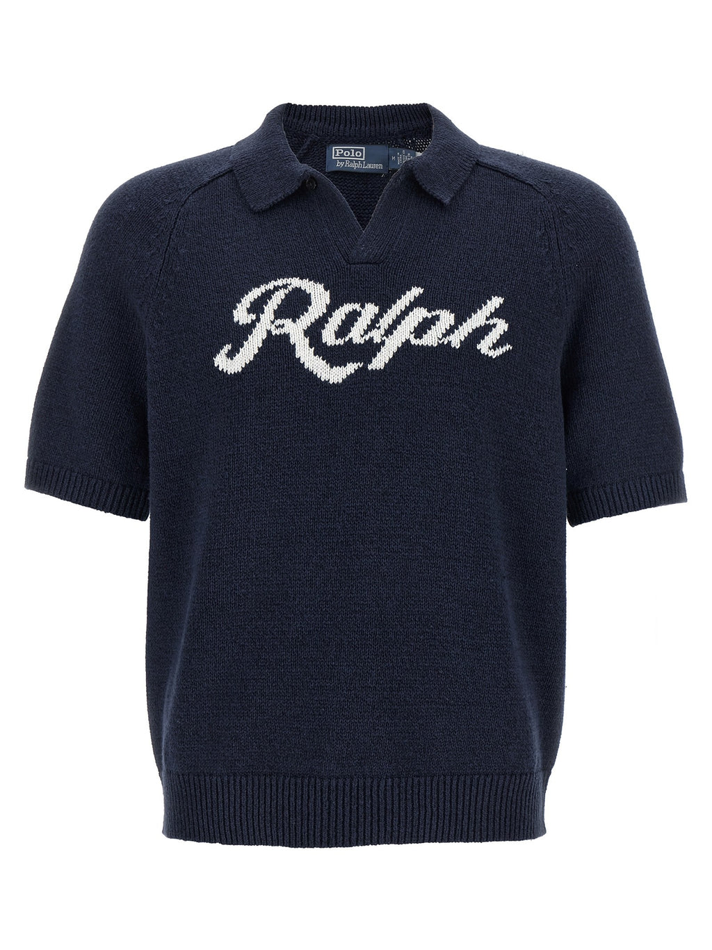 Intarsia logo sweater