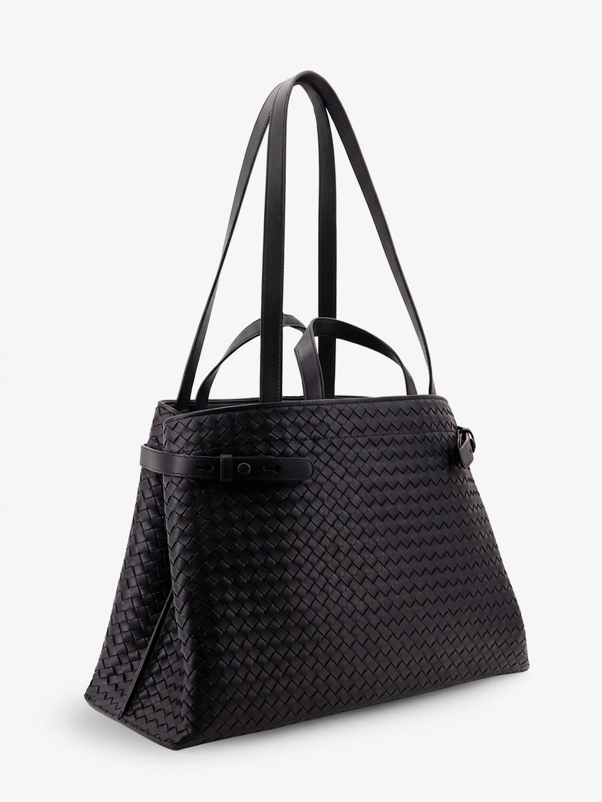 Intreccio leather shoulder bag 3