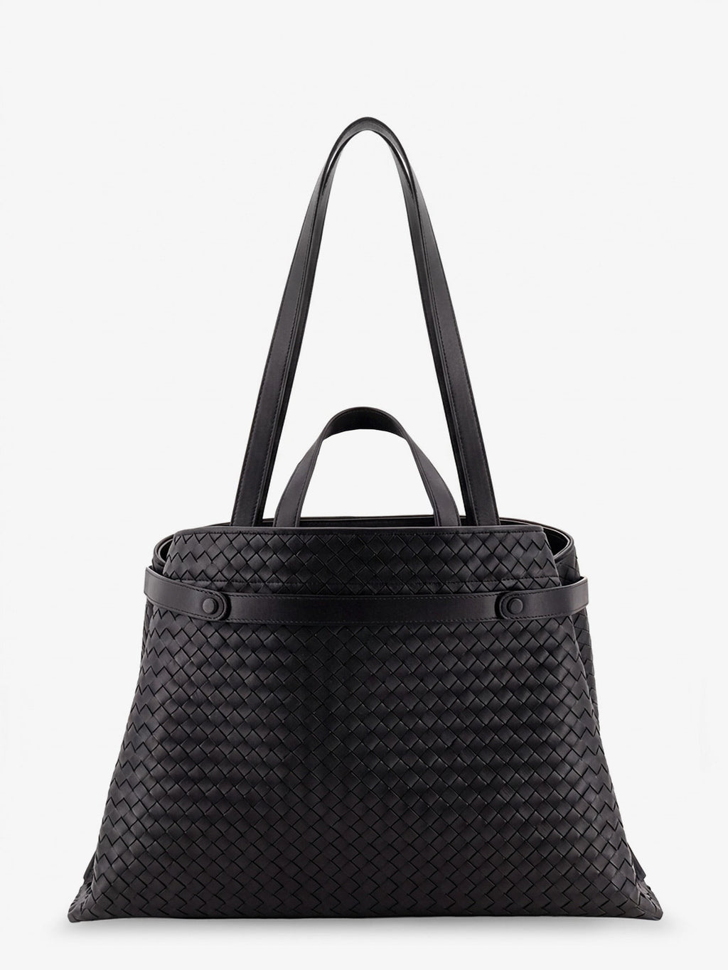 Intreccio leather shoulder bag 2