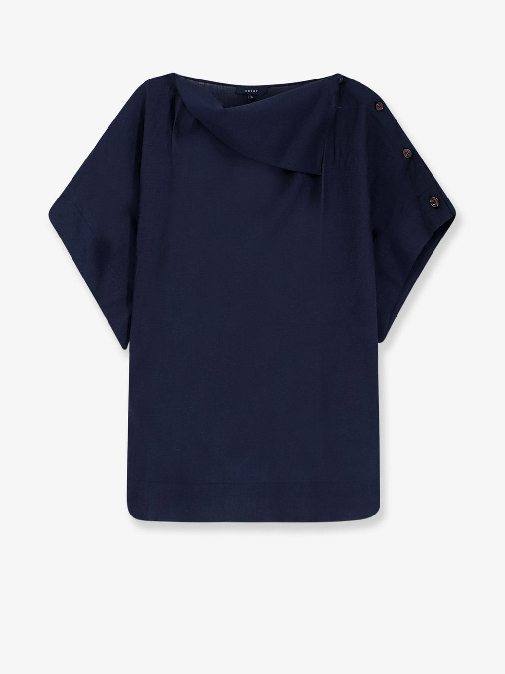 Issa top in linen blend
