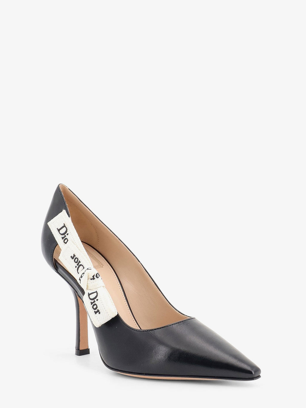 J'Adior leather pumps with logo bow detail 2