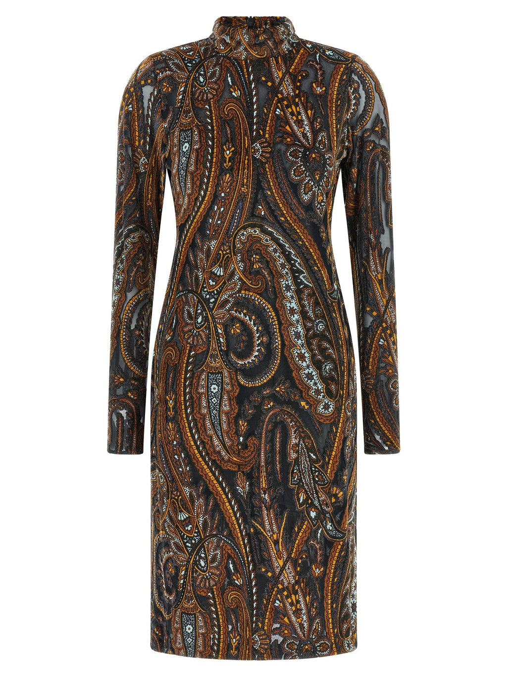 Jacquard chenille dress