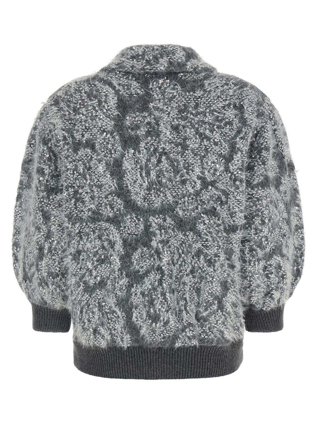 Jacquard knit cardigan 2